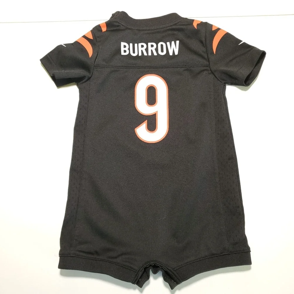 Nike On Field 18 Months Joe Burrow Concinnati Bengals Bodysuit Jumper Baby